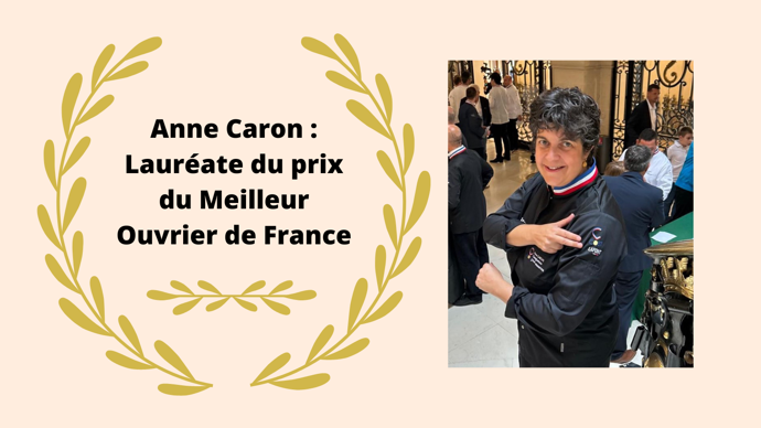 Anne Caron Laur Ate Du Prix Du Meilleur Ouvrier De France