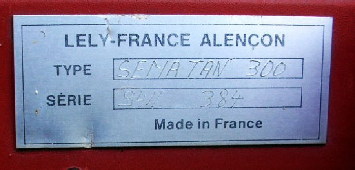 Semoir � grains Lely SEMATRAN