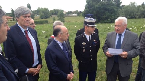 Stéphane Le Foll et Bernard Cazeneuve en visite dans l'Ain ce lundi