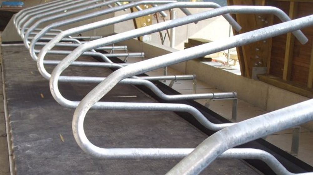 Un revêtement de sol pour logette avec des capteurs intégrés