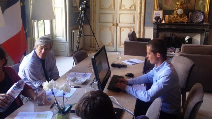 Stéphane Le Foll pendant le tchat sur Terre-net.fr