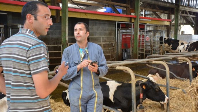 Application robot de traite Lely