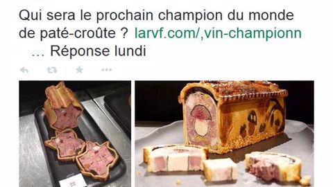 Vous connaissiez le championnat du monde de pâté en croûte ?
