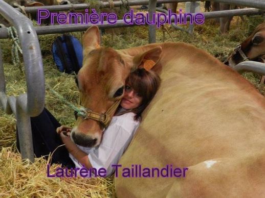 Laurène Taillandier, élue 1ère dauphine miss France agricole 2015