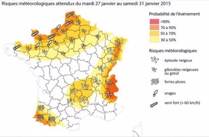 Une semaine perturbée et hivernale, entre neige, giboulées, vent, fortes pluies