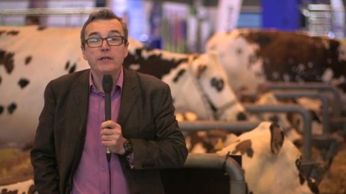 Benoît Rouyer, économiste au Cniel, au Salon de l'Agriculture 2015