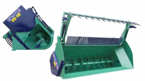 Distrimax, la nouvelle gamme de godets distributeurs Desvoys. (©Desvoys) Distrimax, la nouvelle gamme de godets distributeurs Desvoys. (©Desvoys)