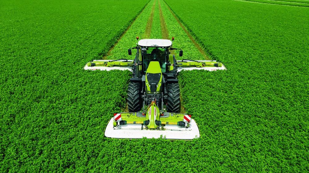 La largeur de travail de la Claas Disco 1100 : 10,70 m. (©Claas)