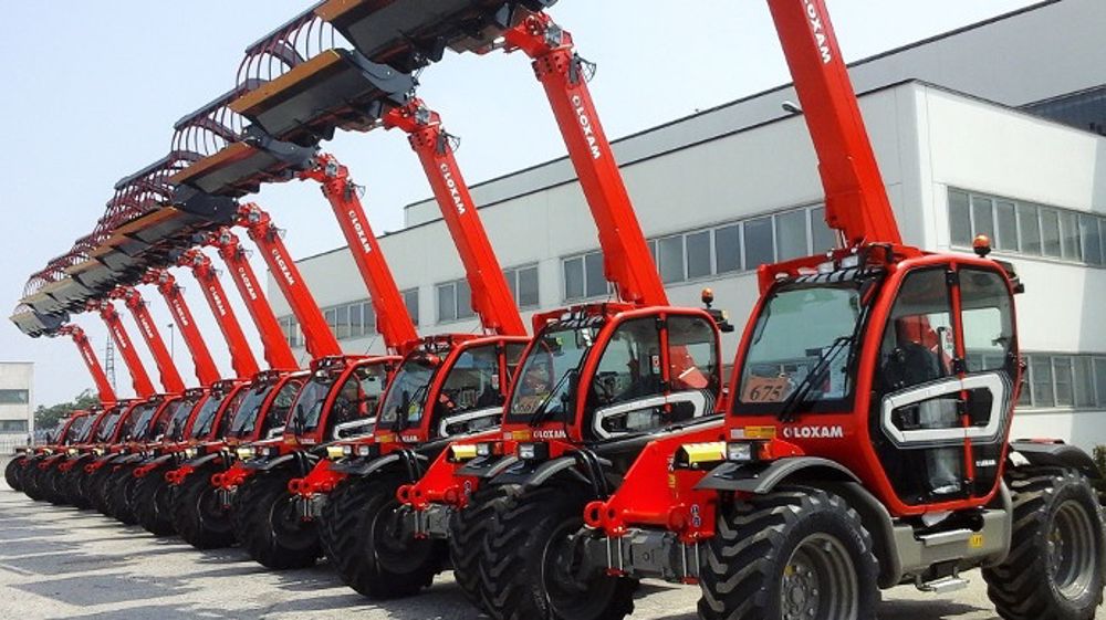 Merlo turbofarmer 38.7 aux couleurs Loxam (©Merlo) Merlo turbofarmer 38.7 aux couleurs Loxam (©Merlo)