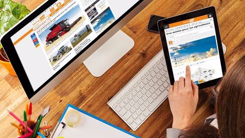 Sur ordinateur, tablette ou smartphone, découvrez Terre-net comme vous ne l’avez jamais vu ! (©Fotolia et Terre-net Média) 