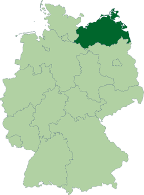 région de Mecklembourg-Poméranie-Occidentale