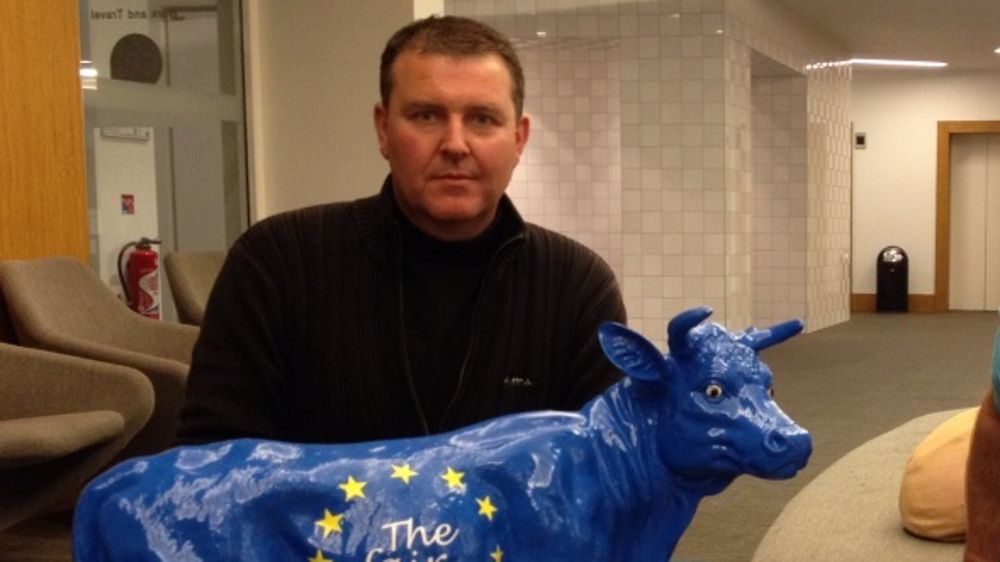 Boris Gondouin est éleveur laitier à Stenay, au nord de la Meuse. Il est président de l'Apli depuis janvier 2015. (©Terre-net Média)