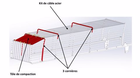 Kit câble acier pour Lely Tigo S. (©Lely) Kit câble acier pour Lely Tigo S. (©Lely)