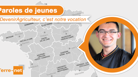 Pierre Gautier témoigne pour Paroles de Jeunes. (©Terre-net Média) Pierre Gautier témoigne pour Paroles de Jeunes. (©Terre-net Média)