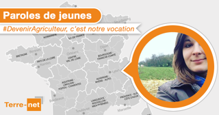 Charlotte Carrier témoigne pour Paroles de Jeunes. (©Terre-net Média) Charlotte Carrier témoigne pour Paroles de Jeunes. (©Terre-net Média)