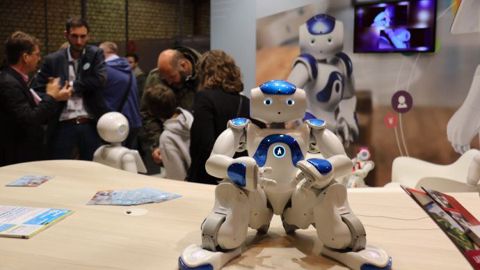 Nao, le grand frère de Pepper, de SoftBank Robotics (©Terre-net Média)