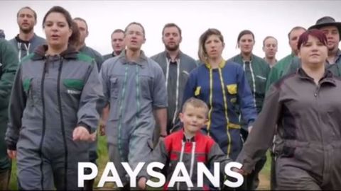 Les Jeunes Agriculteurs ont réalisé le clip "Paysans" pour les 50 ans du syndicat. (©Capture d'écran JA)