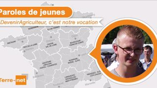 Jules Maurin témoigne pour Paroles de Jeunes (©Terre-net Média) Jules Maurin témoigne pour Paroles de Jeunes (©Terre-net Média)