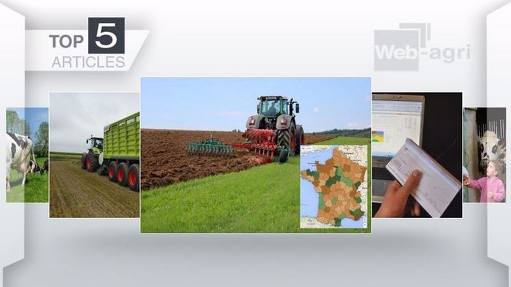 Les cinq articles les plus lus sur Web-agri cette semaine (©Terre-net Média)