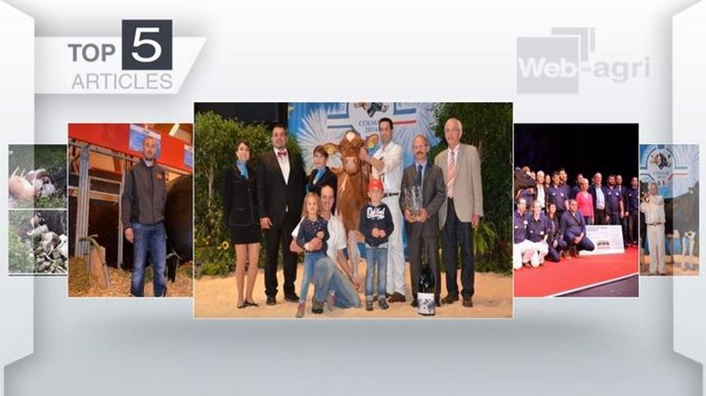 Les cinq articles les plus lus cette semaine. (©Terre-net Média)