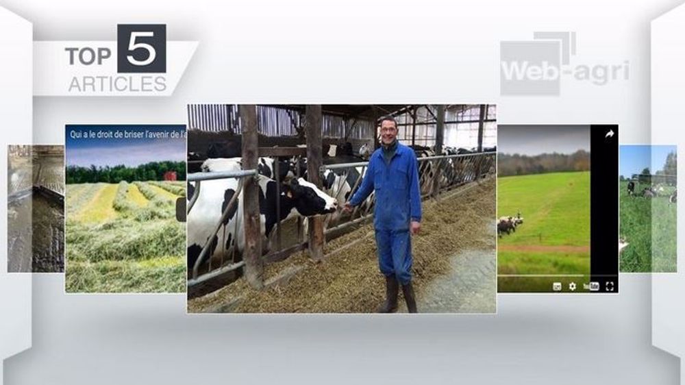 Production de lait, robot berger et vaches à l'ombre, cette semaine sur Web-agri. (©Terre-net Média)