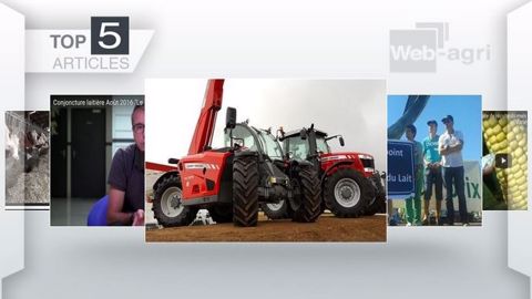 Les cinq articles les plus lus cette semaine sur Web-agri (©Terre-net Média)