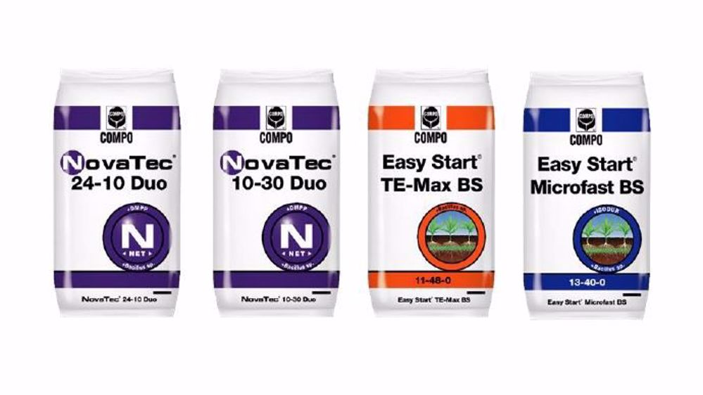Compo Expert associe un engrais retard et un Bacillus dans quatre produits commercialisés pour les semis de printemps. (©Compo )