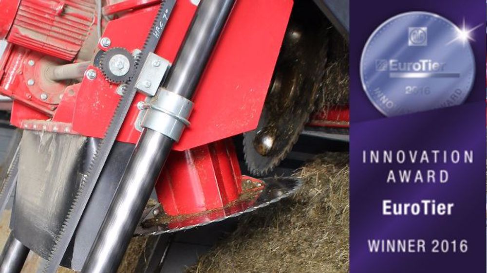 Trioliet s'offre un prix de l'innovation à l'EuroTier. (©Trioliet)