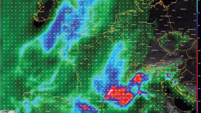 Risque de fortes pluies dans le sud-est