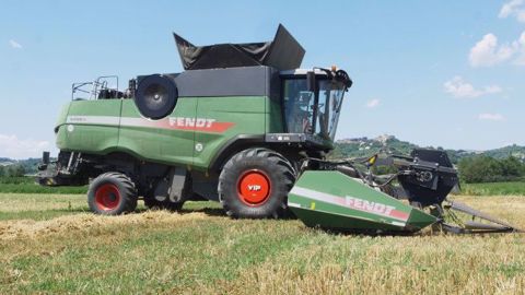 Trelleborg VIP : limiter les tassements des sols en variant automatiquement la pression des pneumatiques sur les engins de récolte. (©Trelleborg)