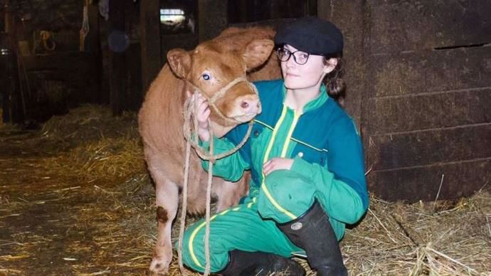 Louise Magne, future agricultrice en Corrèze