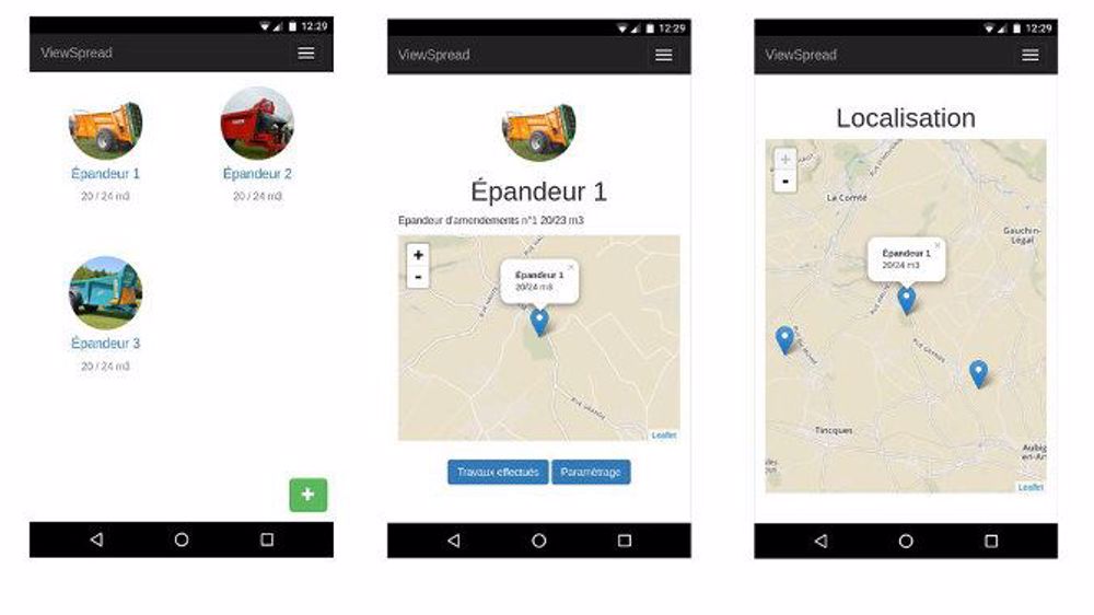 Utiliser Internet pour régler son épandeur (©Agrotronix)