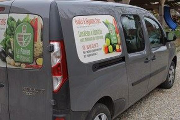 Livraison de fruits et légumes.