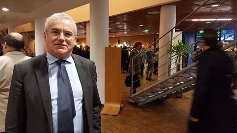 Michel Dantin, eurodéputé, intervenait au congrès de l'AGPB à Orléans, jeudi 9 février 2017. (©Terre-net Média)