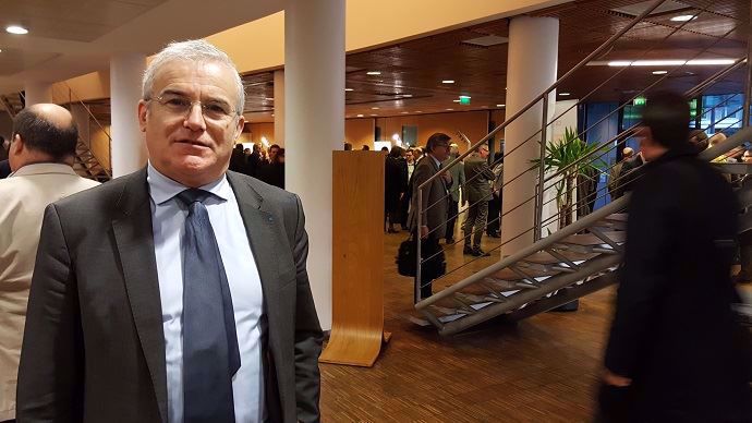 Michel Dantin, eurodéputé, intervenait au congrès de l'AGPB à Orléans, jeudi 9 février 2017.