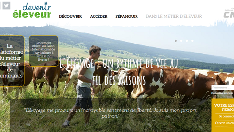 L'objectif de #devenireleveur : renforcer l'attractivité du métier d'éleveur. (©#devenireleveur)