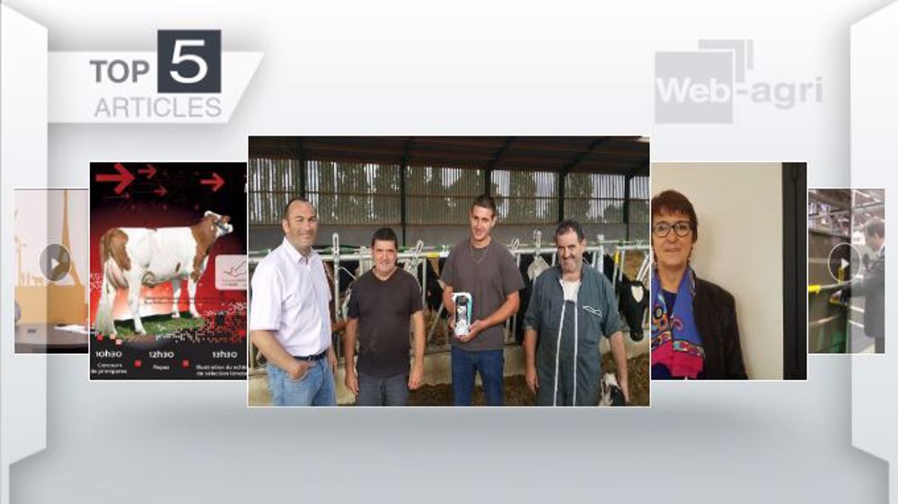 Articles les plus lus cette semaine sur Web-agri. (©Terre-net Média )