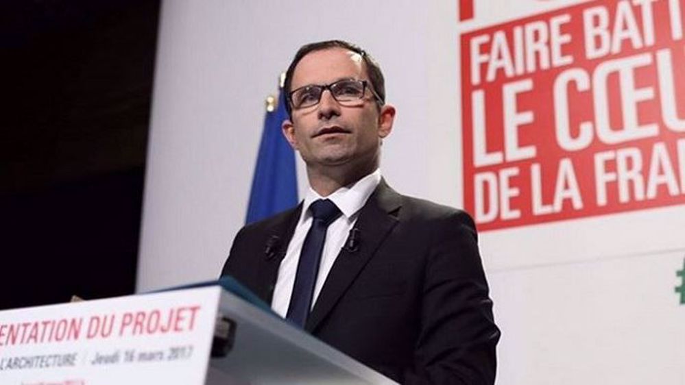 Benoît Hamon défend un projet de "transition agricole". (©Terre-net Média) 