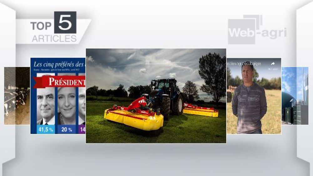 Les cinq articles les plus lus sur Web-agri cette semaine. (©Terre-net Média)