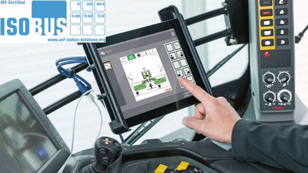 L'application Easy on Board de chez Claas est certifiée AEF. (@Claas)