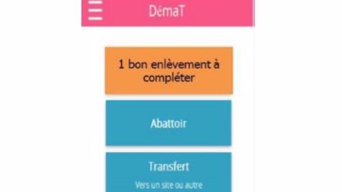 L'application Clic Ton Bon de BD Porc permet de remplir les bons d'enlèvements en ligne. (©BDPorc) 