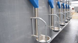 PipeFeeder mélange fermier distribue l'aliment sans gaspillage (©Hanskamp) PipeFeeder mélange fermier distribue l'aliment sans gaspillage (©Hanskamp)