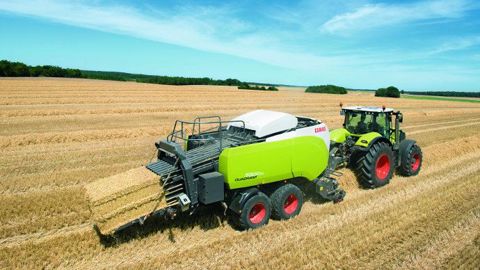 Claas Quadrant, la gamme s'enrichit d'une pesée intégrée. (©Claas)