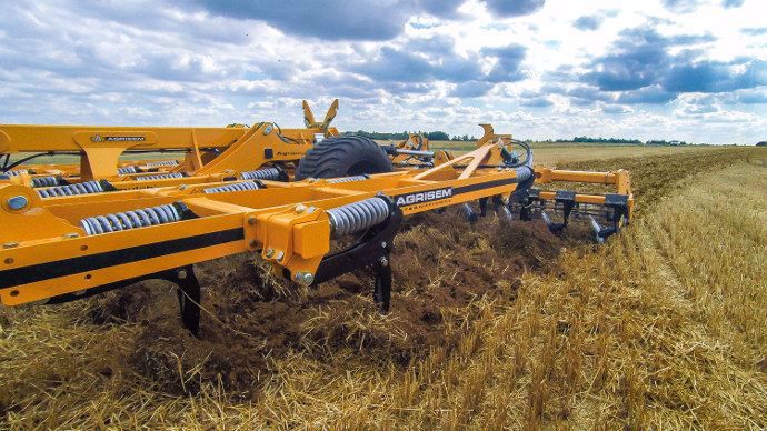 La nouvelle sécurité ressort des Agromulch permet une plus grande polyvalence de l'outil