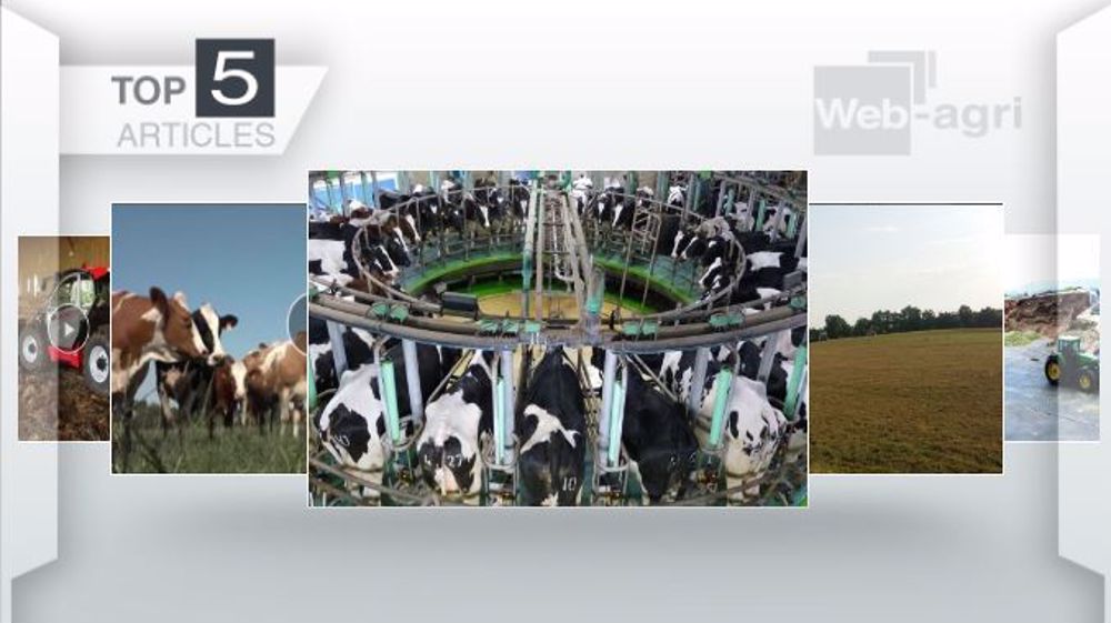 Articles les plus lus de la semaine sur Web-agri. (©Terre-net Média)