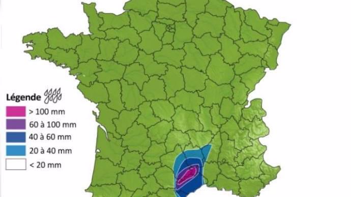Episode cévenol entre mercredi et vendredi matin