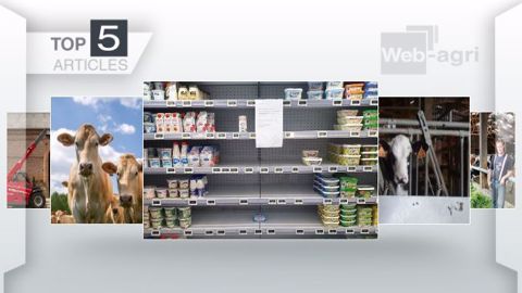 Articles les plus lus de la semaine sur Web-agri. (©Terre-net Média