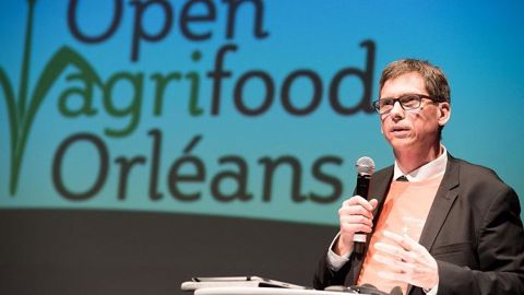 Emmanuel Vasseneix, président de LSDH, copréside l'événement Open agrifood, qui se tient les 15 et 16 novembre 2017 à Orléans sur le thème de la création de valeurs. (©Open Agrifood)