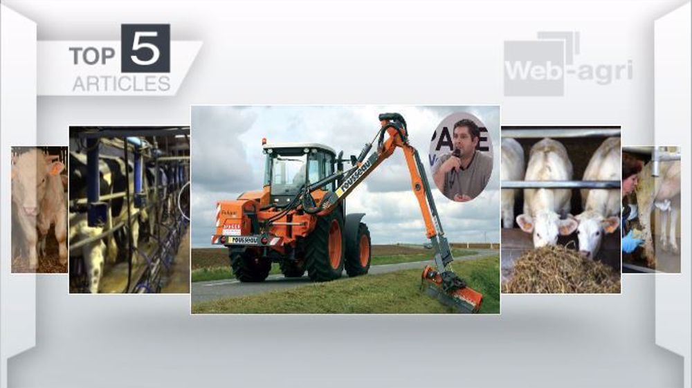 Les articles les plus lus de la semaine sur Web-agri. (©Terre-net Média)