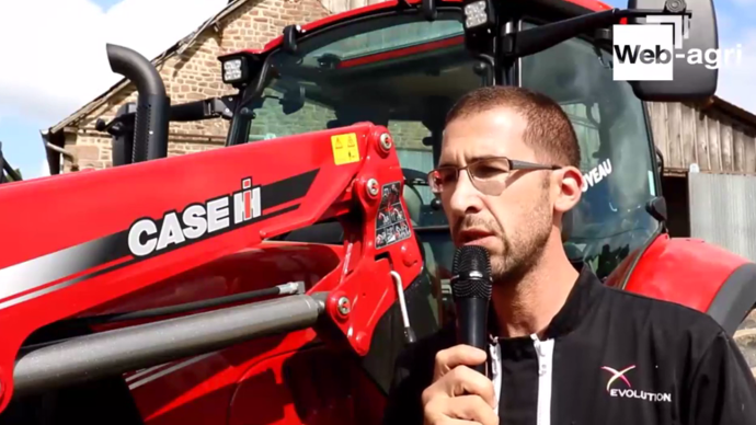Essai tracteur Case IH Luxxum